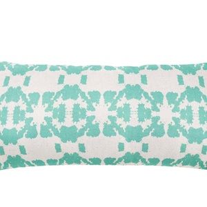 Laura Parks Mosaic Turquoise NWT 14 x 36 bolster pillow cover